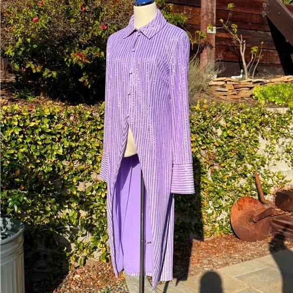 Stine Goya sequin embellished longline high-low tunic - Picture 3 of 10